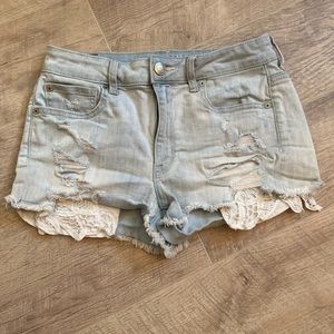 American eagle super stretch shorts size 8